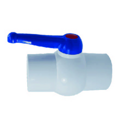 Valvula bola/esfera 4" PVC cedula 40 (cementar) - caja con 6 piezas uso exclusivo agricola Parazzini PV0104C