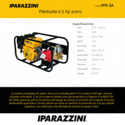 Parihuela 6.5 hp acero Parazzini PP6.5A - Bioaplicaciones