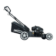 Podadora con tracción 190cc con cuchilla de 21" de corte con bolsa recolectora auto propulsada Power Hunt RANGER190AP - Bioaplicaciones