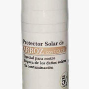 PROTECTOR SOLAR DE ARROZ CON COLOR