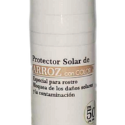 PROTECTOR SOLAR DE ARROZ CON COLOR