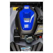 Podadora a gasolina 21" 181cc empuje manual Arranque manual, ancho de corte 530 mm altura 25–75 mm 7 posiciones chasis de acero, recolector 60 L, puerto de lavado. Power Hunt RANGER180V2