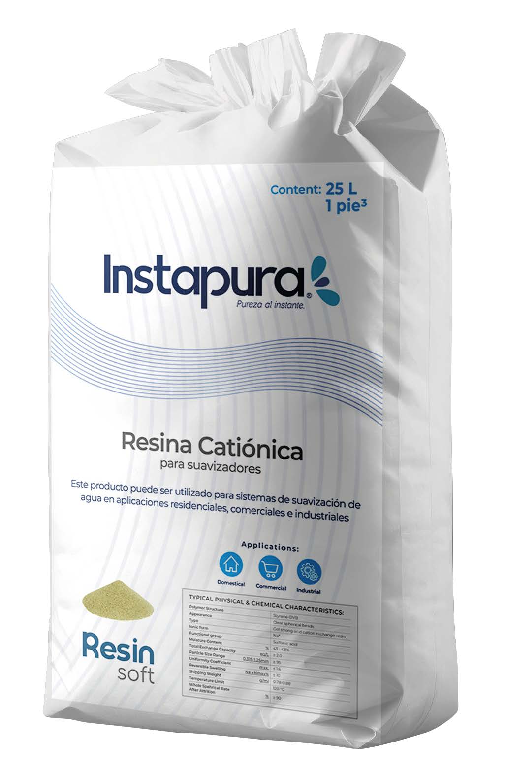 Resinsoft - Resina Catiónica 25L