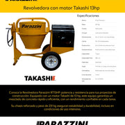 Revolvedora con motor Takashi de 13hp Parazzini RT13HP