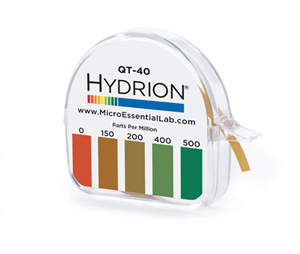 Rollos y Tiras de Testeo Químico para Sales de Amonio de 0-500 ppm - Cont. 10 Rollos #QT-40