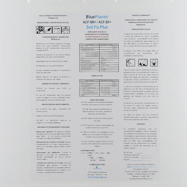 Soil Fix Plus 100 Litros
