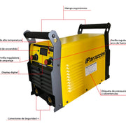 Soldadora inverter 200A Parazzini SP200A - Bioaplicaciones