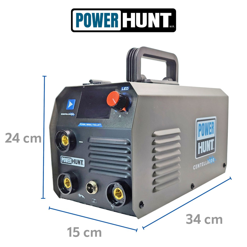 Soldadora inverter triple proceso 120A 127/220V Power Hunt CENTELLA300 - Bioaplicaciones