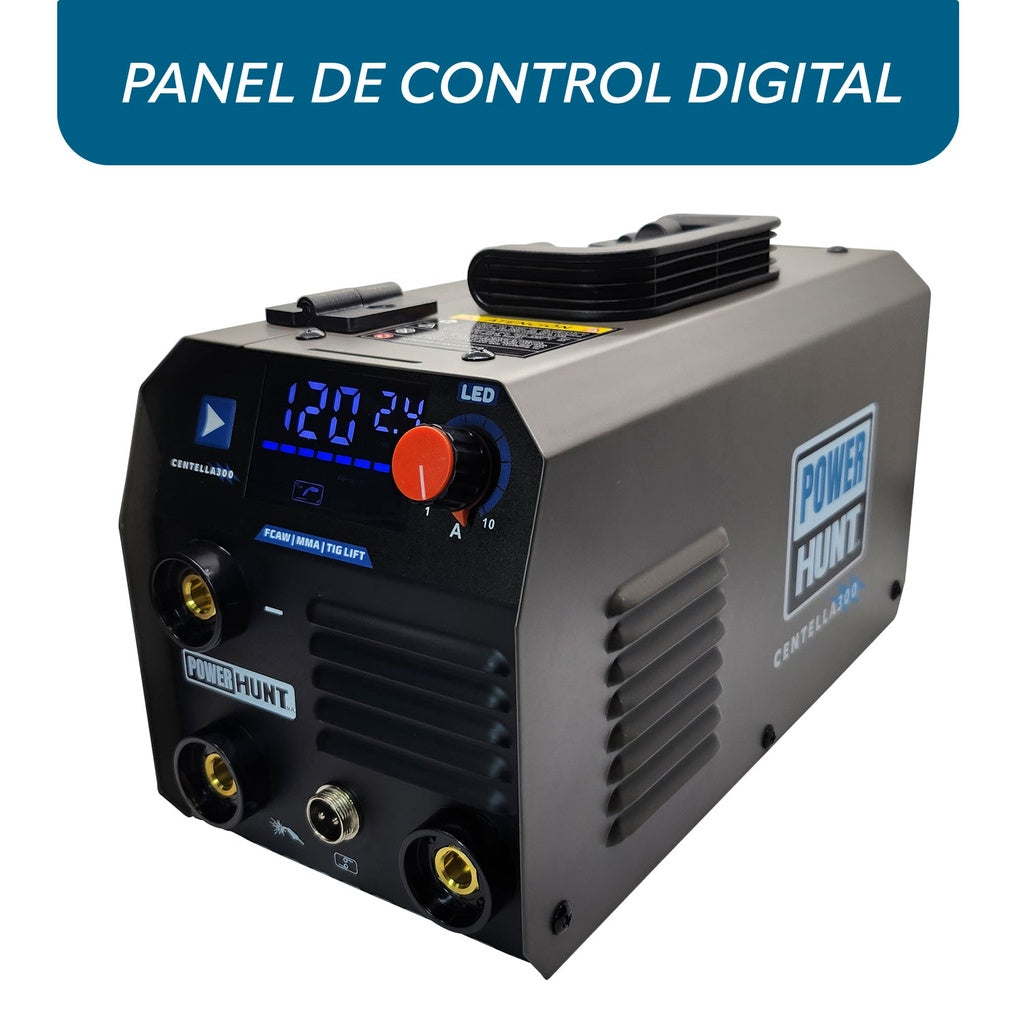 Soldadora inverter triple proceso 120A 127/220V Power Hunt CENTELLA300 - Bioaplicaciones