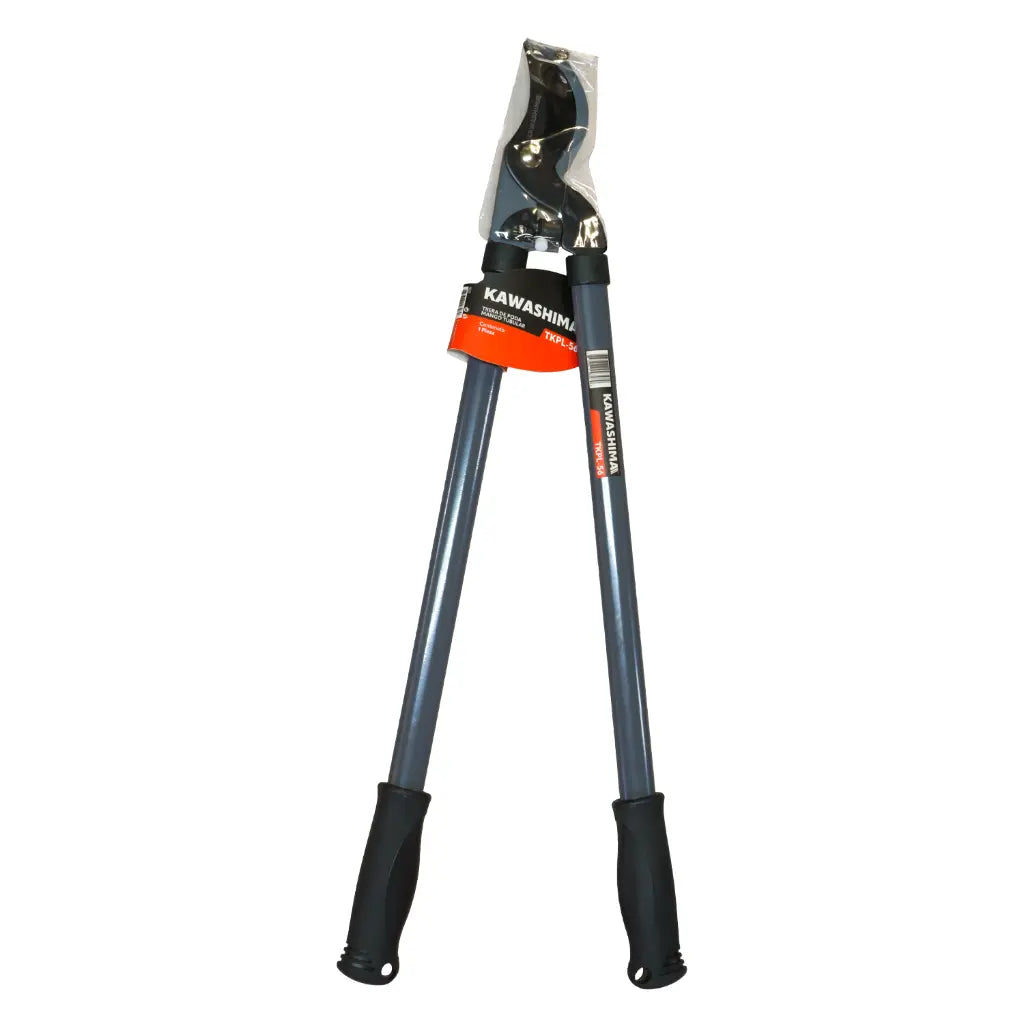 Tijeras de podar de mango tubular para alcance superior. Longitud total: 28.35 plg. Peso: 1.15 kg. Kawashima TKPL-56