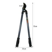 Tijeras de podar de mango tubular para alcance superior. Longitud total: 28.35 plg. Peso: 1.15 kg. Kawashima TKPL-56