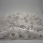 Tee 1/2" PVC cedula 40 (cementar) - caja con 250 piezas uso exclusivo agricola Parazzini M04.05