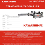 Termonebulizador 6 lts. Kawashima 6HYC-25DS - Bioaplicaciones
