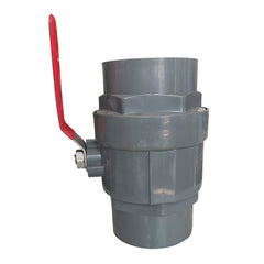 Valvula bola/esfera 2" PVC cedula 80 (Cementar) -  caja con 30 piezas uso exclusivo agricola - Parazzini