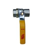 Válvula esfera roscada de bronce 400 WOG Marca RUDMEX FIG. 65R-2B de 1/2"