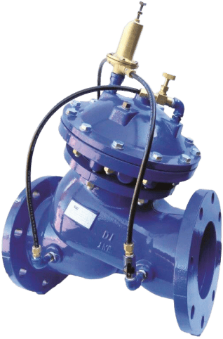 Válvula automática de control aliviadora de presión  Fig. D224-AP y contra golpe de ariete 250 CWP Marca RUD Fig. D224-AP de 4"
