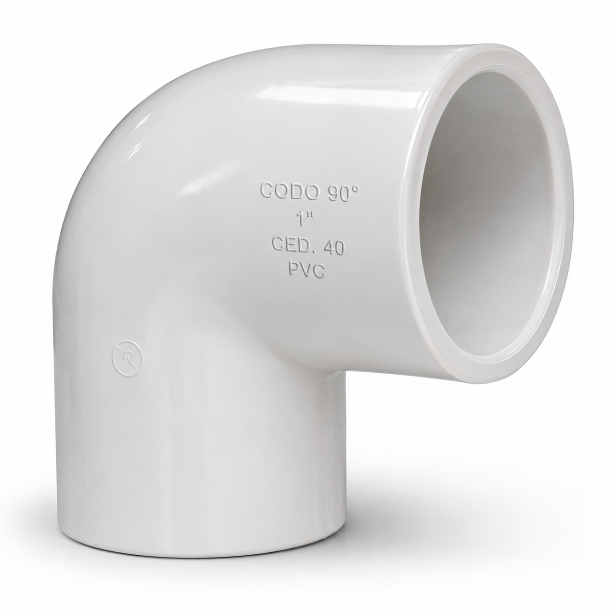 Codo liso de 90° x 1" Ced 40