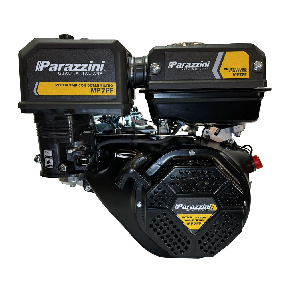 Motor 7 hp 4 tiempos con doble filtro de aire Parazzini MP7FF