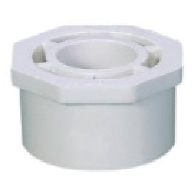 Reduccion bushing 6" x 4" PVC cedula 40 (espiga x cementar) - caja con 18 piezas uso exclusivo agricola Parazzini M1064C