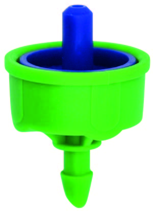 Gotero autocompensable con control de drenado de 2 L/hra 0.7 - 5.0 bar Cont: 100 piezas Parazzini PCND0102