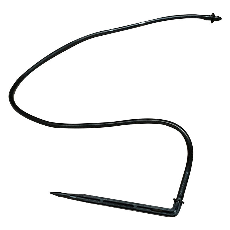 Spider con distribuidor 1 salida: microtubo 50 mm de largo + estaca lisa de 10 cm de largo - bolsa con 10 piezas Parazzini 2112