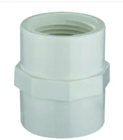 Adaptador hembra 1/2" PVC cedula 40 (cementar x rosca hembra) -  (caja 8 bolsas con 75 piezas) Parazzini M250.5C
