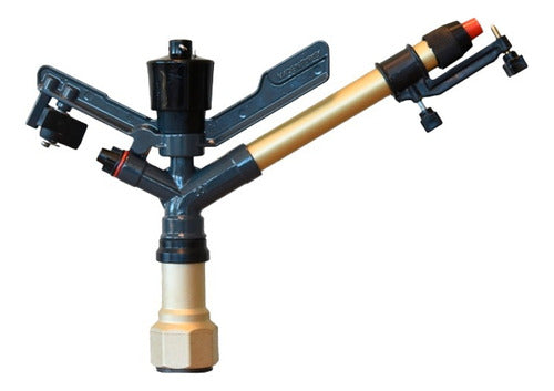 Cañon DuCaR ATOM30 entrada 1-1/2" NPT hembra presion de trabajo de 2.0 a 5.0 bar flujo de 100 a 333 lpm alcance 17.0 a 29.0 m (incluye boquillas) - 1 pieza DuCar GAVIOTA