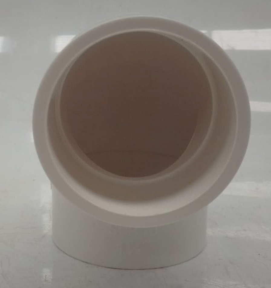 Codo 90° x 1-1/4" PVC cedula 40 (cementar) - caja con 64 piezas uso exclusivo agricola Parazzini M021.25C