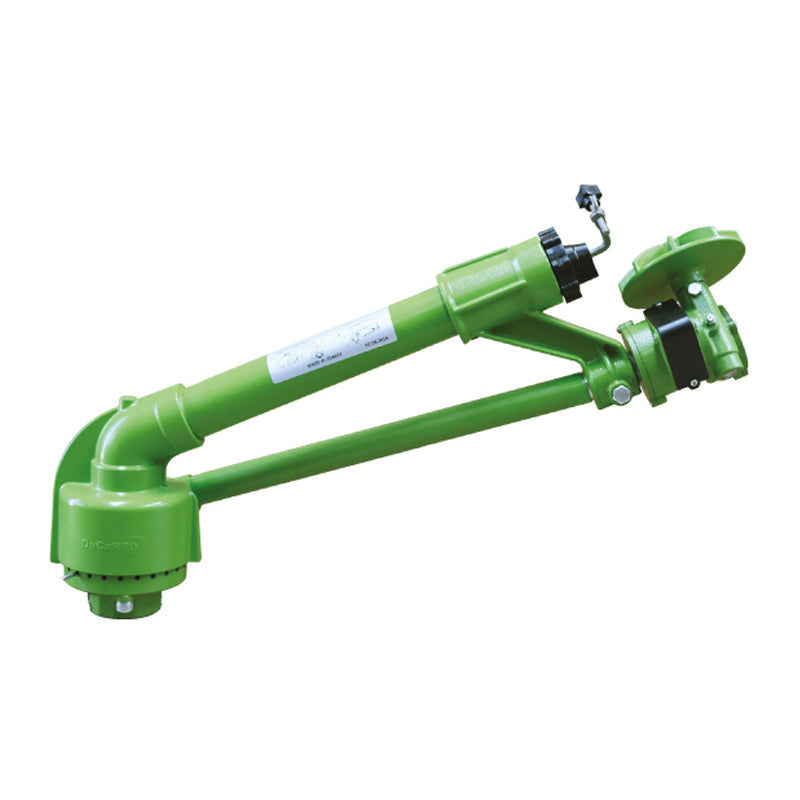 Cañon DuCaR 70 entrada 1-1/2" NPT hembra presion de trabajo de 2.0 a 6.0 bar flujo de 108 a 532 lpm alcance 19.0 a 36.0 m (incluye boquillas) - 1 pieza DuCar TURKEY - Bioaplicaciones