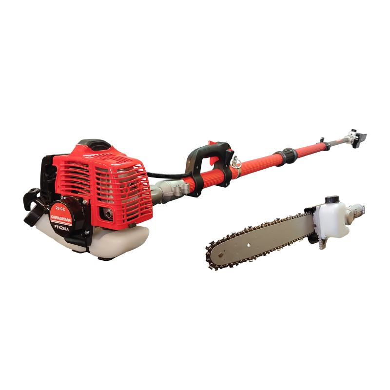 Motosierra telescopica 4 mts. 26 cc barra 10 pulg. Kawashima PTK26L4