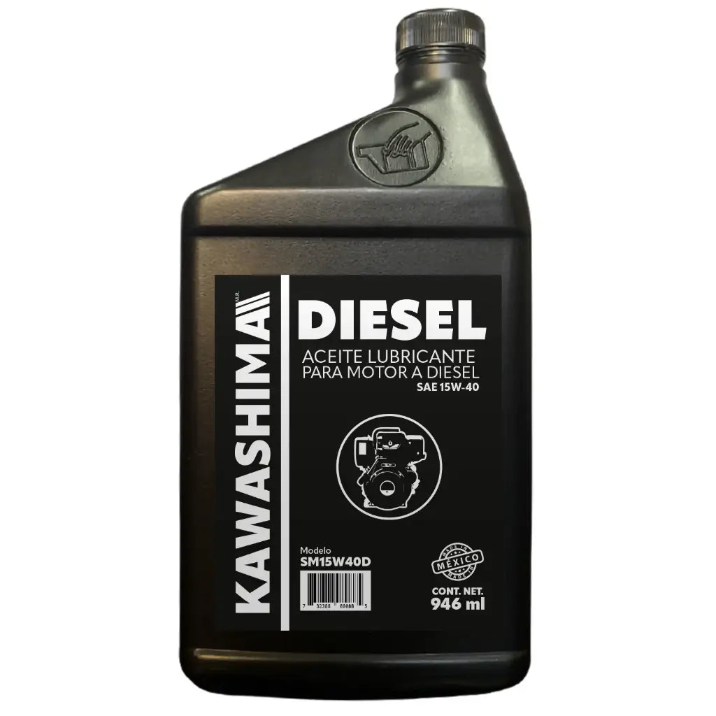 Aceite Diesel 946 ml Cont. 12 pzs. Kawashima SM15W40D