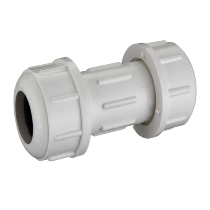 Cople de compresion 2-1/2" PVC cedula 40 - 1 pieza uso exclusivo agricola Parazzini M132.5