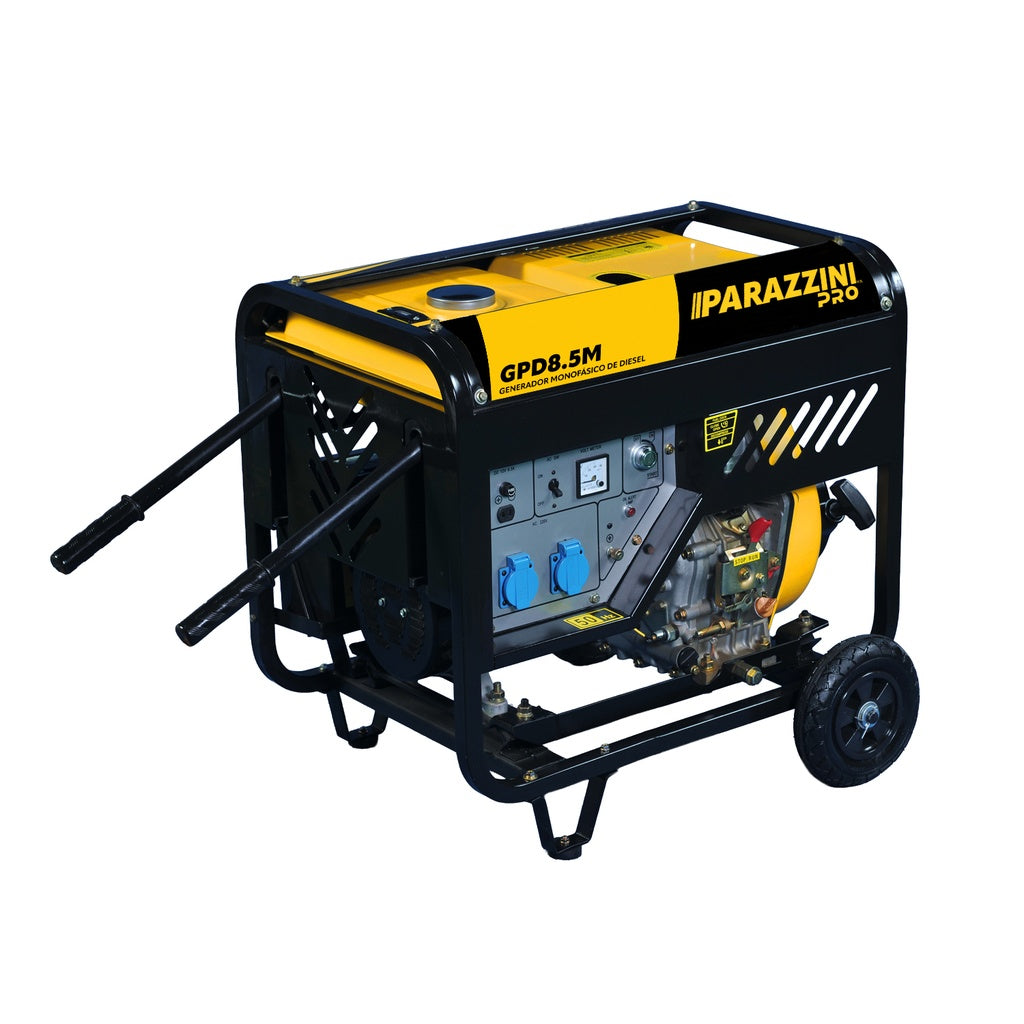 Generador Parazzini  8.5 Kw Monofasico Diesel entrada  ATS Parazzini Pro GPD8.5M