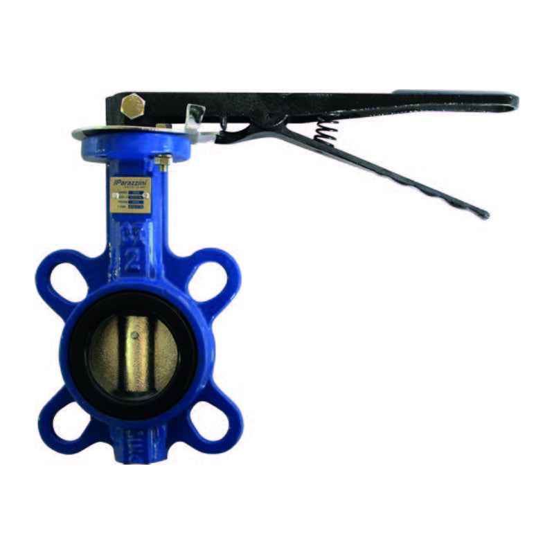 Valvula mariposa 2" metalica c/palanca - 1 pieza Parazzini DN02