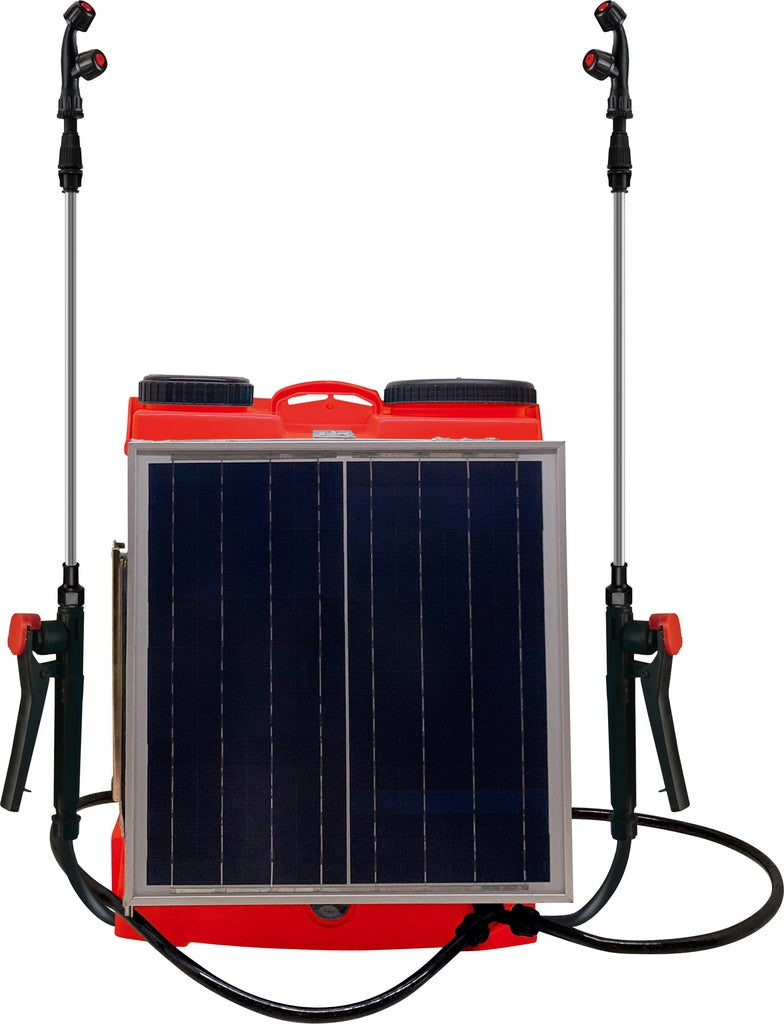 Aspersor electrico con panel solar 20 lts Kawashima AKES20L