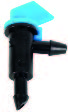 Gotero bandera 4 4 L/h 0.7 - 4.5 bar Cont: 100 piezas Parazzini TAD0104 - Bioaplicaciones