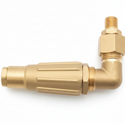 Cuerpo boquilla codo de 45° de bronce 50 bar rosca 1/4 1.5/2.0/2.5 mm Parazzini PTW1/4