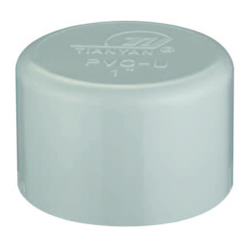 Tapa cementar 4" PVC cedula 40 (cementar) - 1 pieza uso exclusivo agricola Parazzini M1204