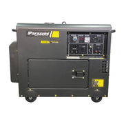 Generador 13 hp Diesel 4 tiempos encendido electrico 7000 W Parazzini GP137000D