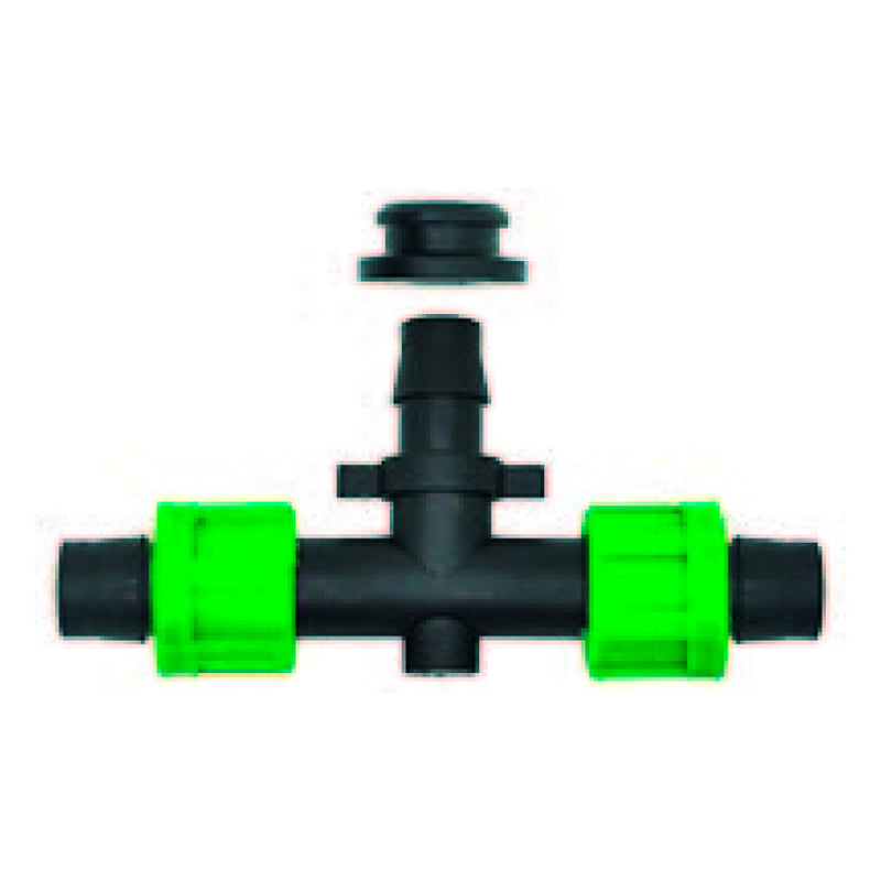 Tee cinta x cinta 5/8" x inicial 16 mm - bolsa con 50 piezas Parazzini BT031710R