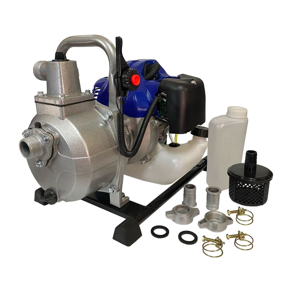 Motobomba 2.5 hp 2 tiempos autocebante 1 pulg Power Hunt HUNT521