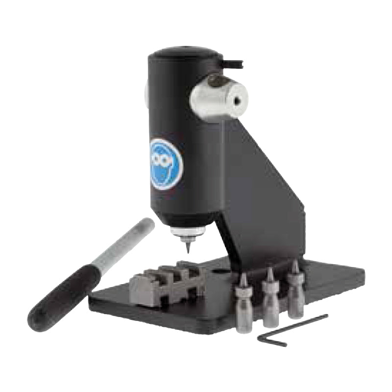 Rompedor de cadena desmontaje rapido y facil de la cadena kit completo que incluye yunque y punzon ajustable para galgas entre 1/4 y .404 Pulg. Kawashima A188