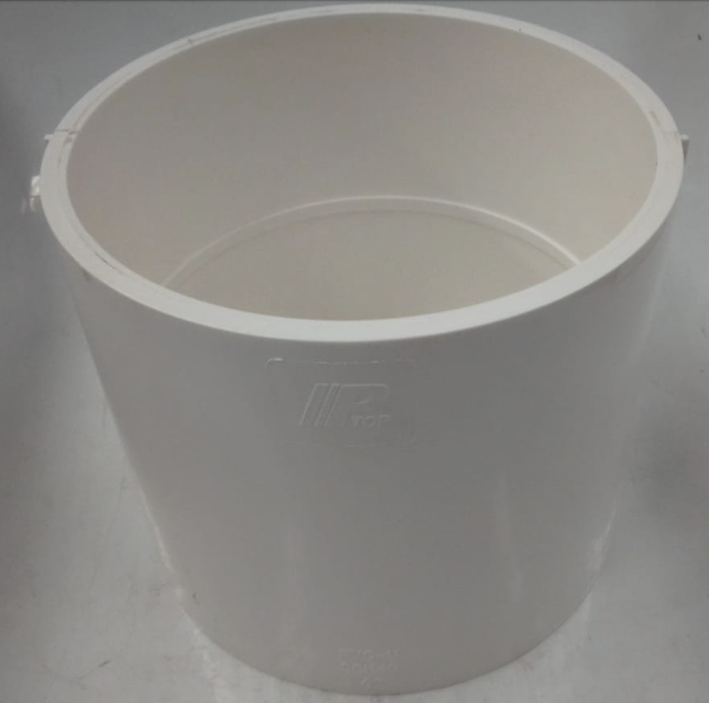 Cople TOP 6" PVC cedula 40 (cementar) - caja con 6 piezas Parazzini TOPM0406