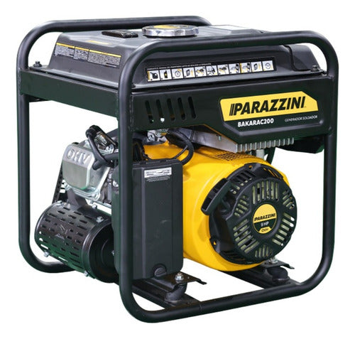 Generador soldador inverter 200A Parazzini BAKARAC200