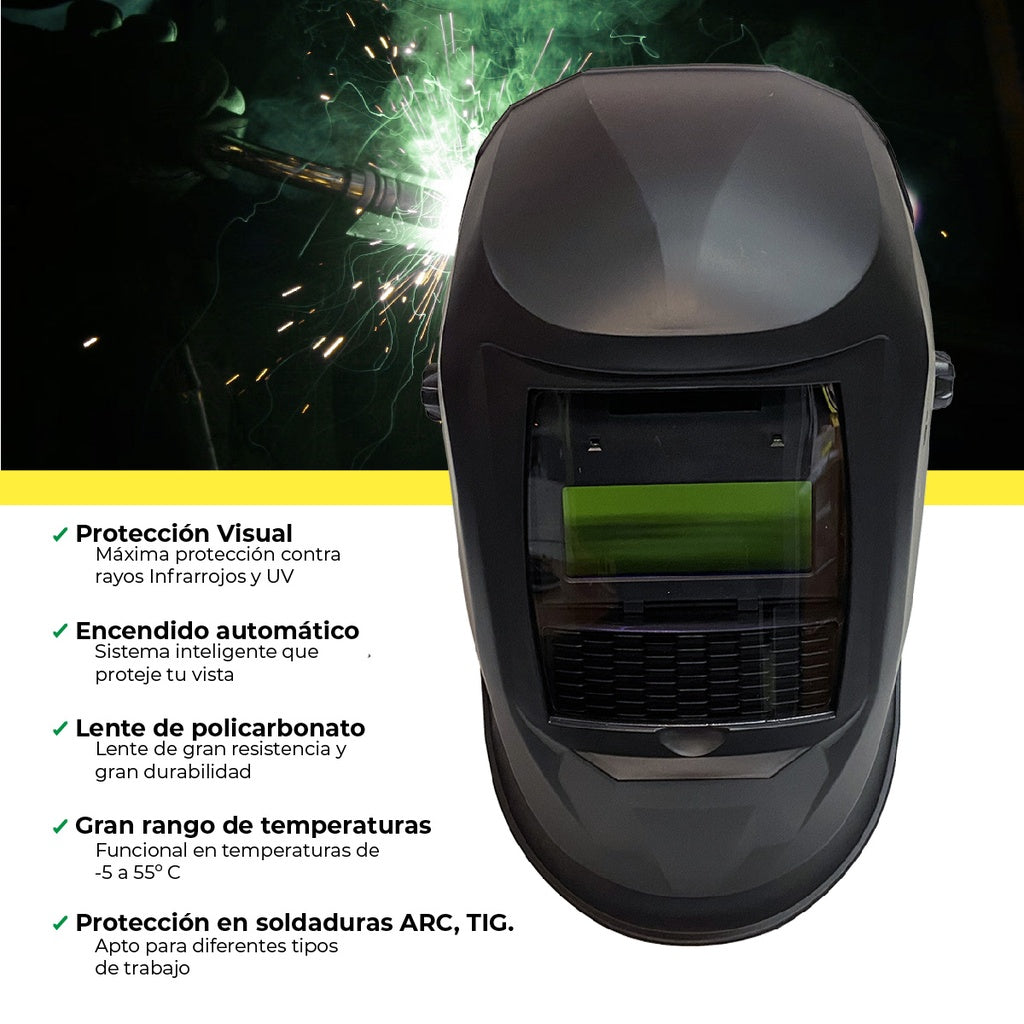 Careta proteccion ultra visibilidad celda solar Parazzini SEGURA