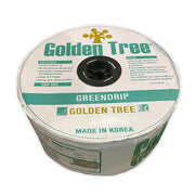 Cinta GreenDrip 5/8" calibre 6 mil (0.15 mm espesor) 1.0 lph @20 cm (1.0 bar) - rollo de 2800 m Golden Tree GR015-100-20-280 - Bioaplicaciones