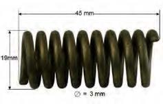 Resorte largo 45 mm compatible Stihl Compatible Stihl 03-632