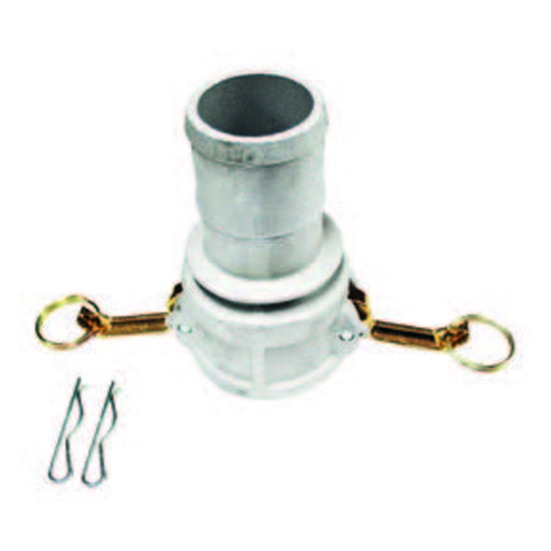 Acoplamiento camlock tipo C de aluminio 2" de diametro (rosca BSP) - caja con 50 piezas Parazzini CMA-C2 - Bioaplicaciones