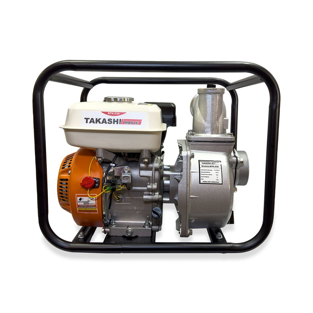 Motobomba 6.5 hp 4 tiempos autocebante 3 pulg Takashi BT6.530