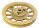 Polea de arranque Diam. 132 mm Alt. 37 mm Universal 01-099 - Bioaplicaciones